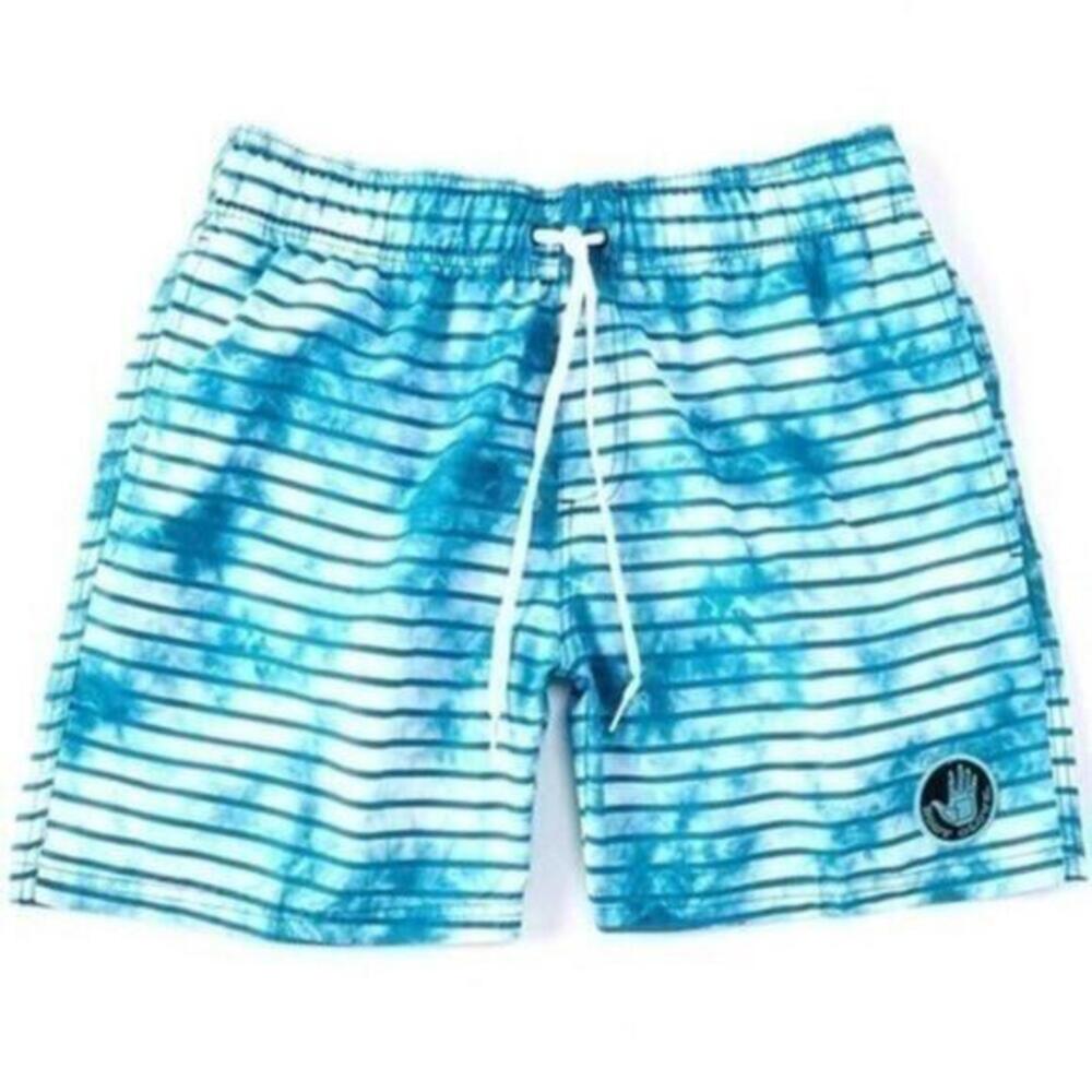 Body Glove Tie-Dye/Pinstripe Maui 6 1/4" Inseam Swim Trunks - Large / 34 NWOT